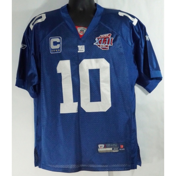 eli manning super bowl jersey
